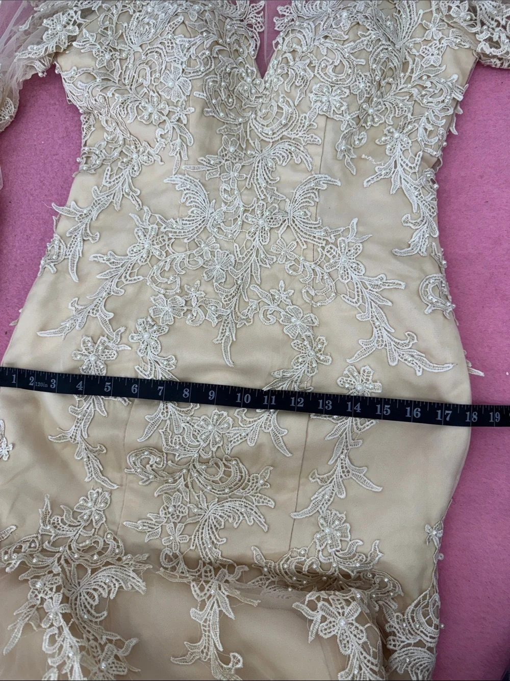 Elegant Lace Long Sleeve Dress - Picture 11 of 17